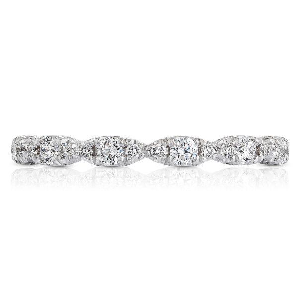 Tacori Engagement Wedding Band Tacori 18k White Gold Marquise Diamond Band - .36ctw