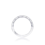 Tacori Engagement Wedding Band Tacori 18k White Gold Pavé Diamond Wedding Band – .51ctw