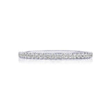 Tacori Engagement Wedding Band Tacori 18k White Gold Pavé Diamond Wedding Band – .51ctw