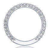 Tacori Engagement Wedding Band Tacori 18k White Gold Petite Crescent Diamond Band - .55ctw