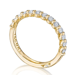 Tacori Engagement Wedding Band Tacori 18k White Gold Round Diamond Band - .44ctw