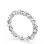 Tacori Engagement Wedding Band Tacori 18K White Gold Sculpted Crescent Diamond Band