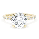 Tacori Engagement Engagement Ring Tacori 18k Yellow Gold Founder's Collection Engagement Round Stone Ring Mounting