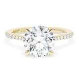 Tacori Engagement Engagement Ring Tacori 18k Yellow Gold Founder's Collection Engagement Round Stone Ring Mounting