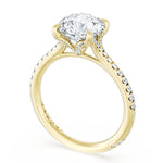Tacori Engagement Engagement Ring Tacori 18k Yellow Gold Founder's Collection Engagement Round Stone Ring Mounting