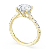 Tacori Engagement Engagement Ring Tacori 18k Yellow Gold Founder's Collection Engagement Round Stone Ring Mounting