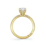 Tacori Engagement Engagement Ring Tacori 18k Yellow Gold Simply Tacori Oval Diamond Engagement Ring Mounting