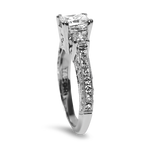 Tacori Engagement Engagement Ring Tacori Estate Platinum Classic Crescent Princess-Cut Diamond Ring 4.75
