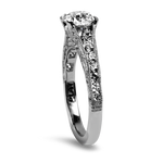 Tacori Engagement Engagement Ring Tacori Estate Platinum Reverse Crescent 1.06ct Diamond Ring 6