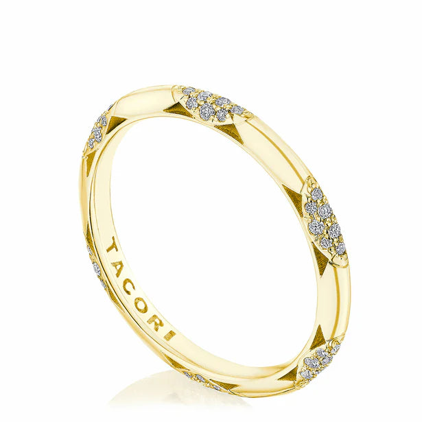 Tacori Engagement Wedding Band Tacori Founder’s 18K Yellow Gold  Diamond Eternity Band