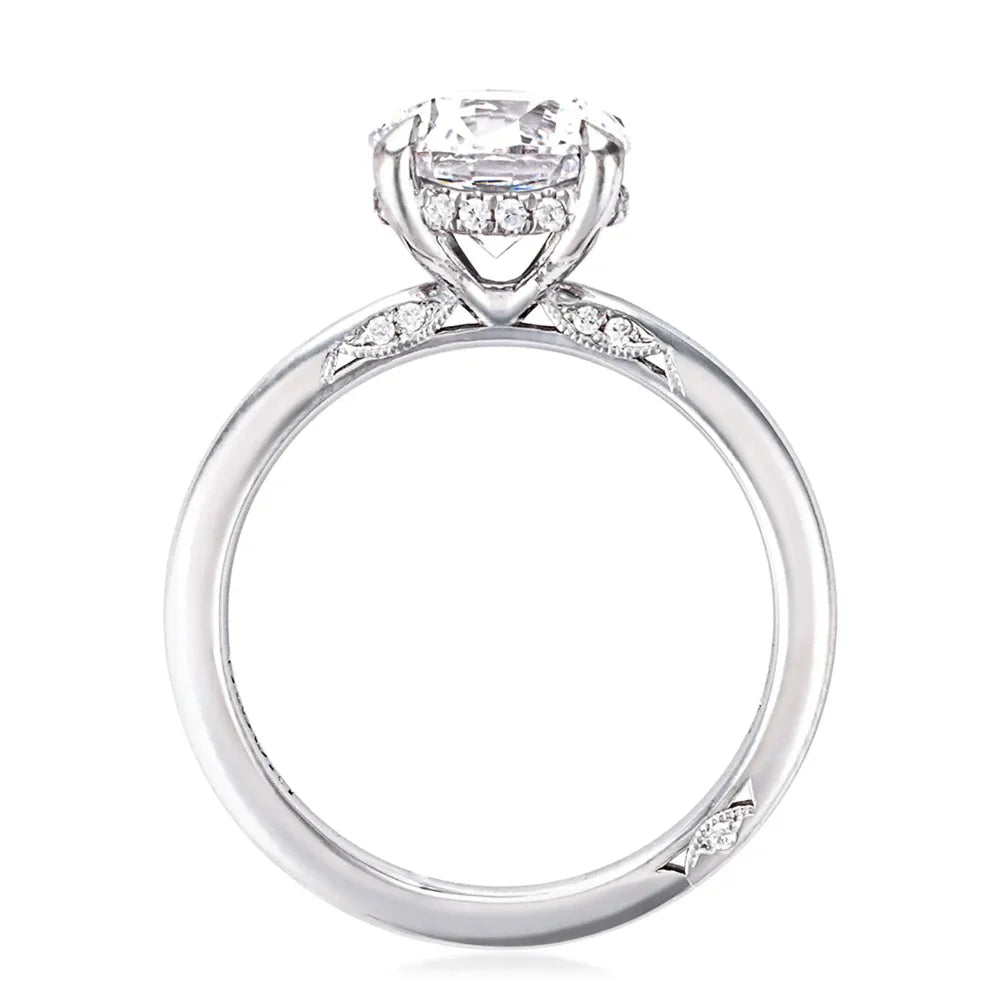 Tacori Engagement Engagement Ring Tacori Platinum Four-Prong Round Engagement Ring Mounting 5.75