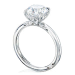 Tacori Engagement Engagement Ring Tacori Platinum Four-Prong Round Engagement Ring Mounting 5.75