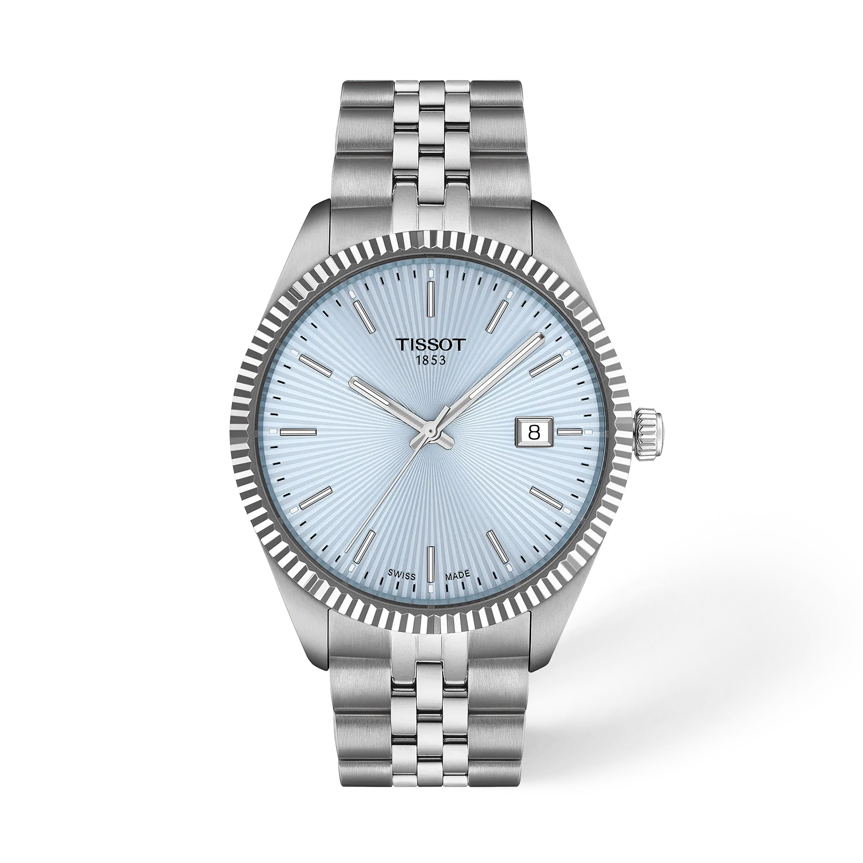 Tissot Watch Tissot Ballade, Ice Blue Dial, 40mm (T1564101135100)