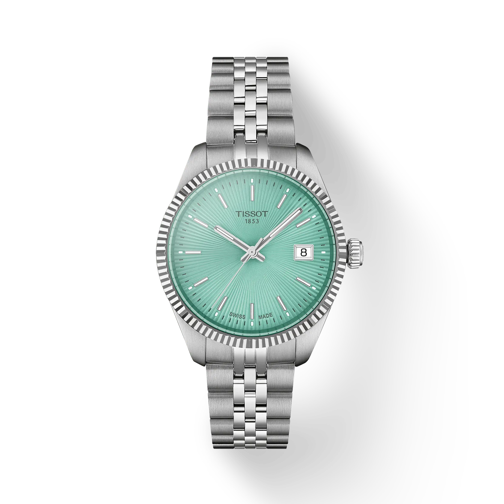Tissot Watch Tissot Ballade Light Green Dial 34mm (T1562101109100)