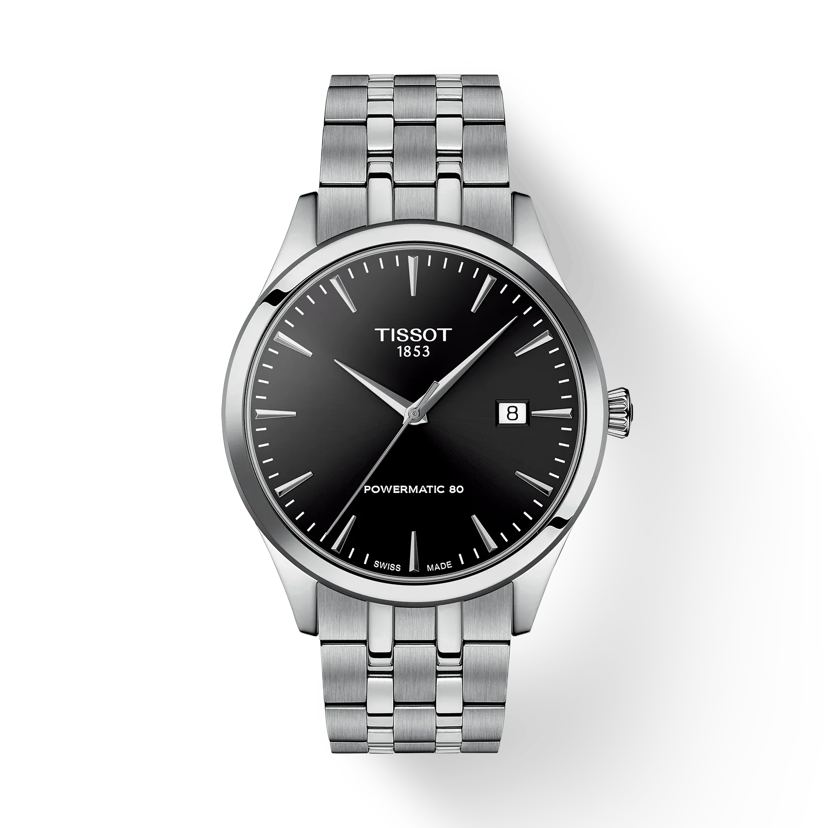 Tissot Watch Tissot Classic Dream Wristwatch, Black Dial, 40mm (T1584071105100)