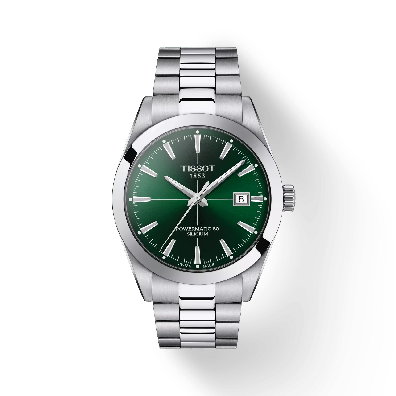 Tissot Watch Tissot Gentleman Green Dial 40mm (T1274071109101)