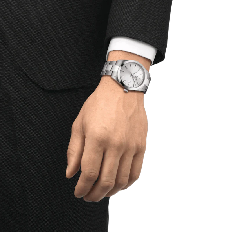 Tissot Watch Tissot Gentleman Quartz Silver Dial 40mm