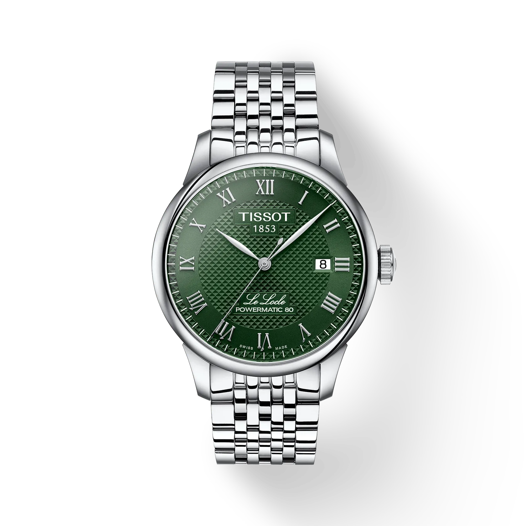 Tissot Watch Tissot Le Locle Powermatic 80, Green Dial, 39.3mm (T0064071109300)