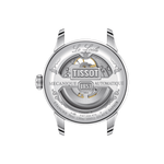 Tissot Watch Tissot Le Locle Powermatic 80 Open Heart Silver Dial, Brown Leather Strap 39mm T0064071603301