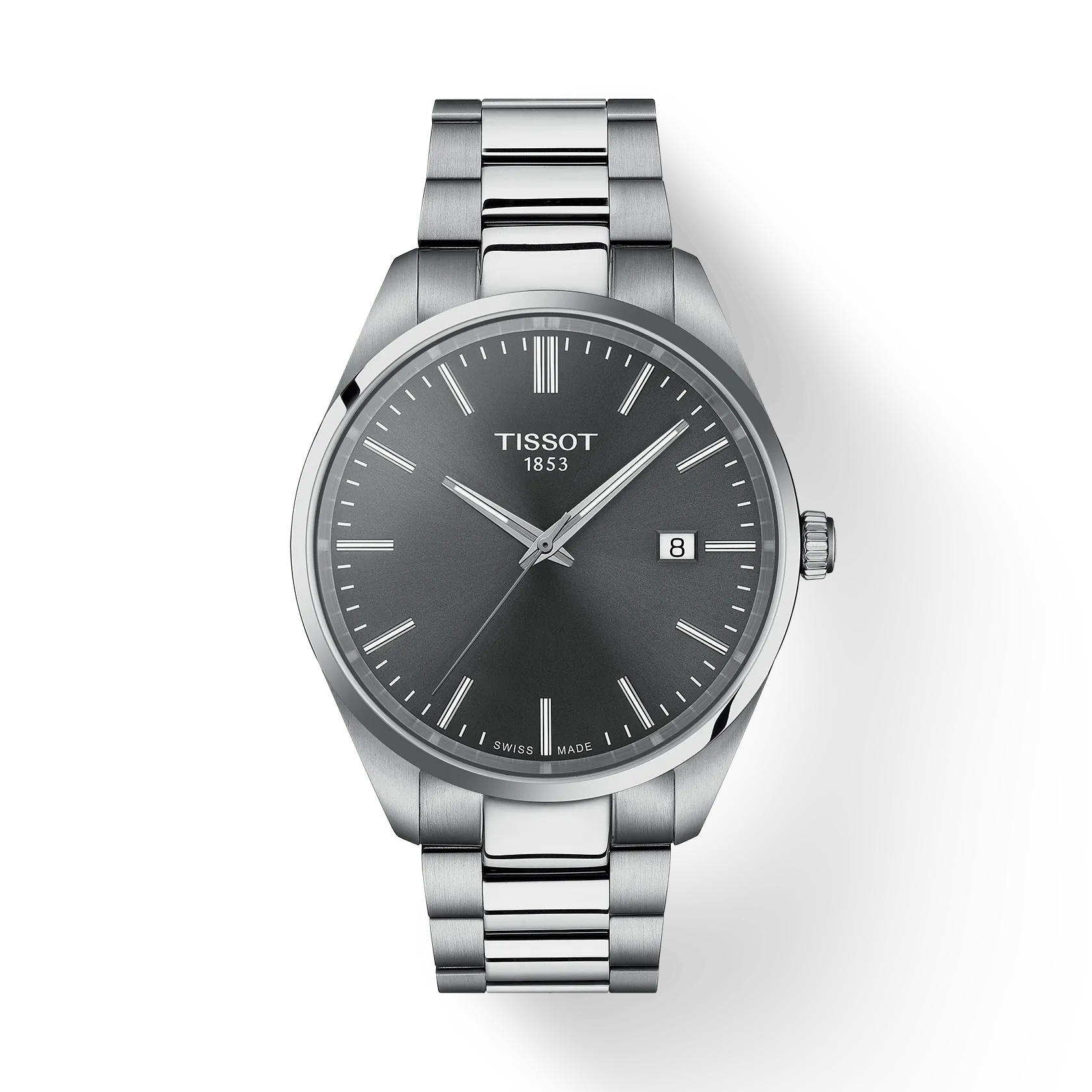 Tissot Watch Tissot PR 100 Grey Dial, 40mm (T1504101108100)