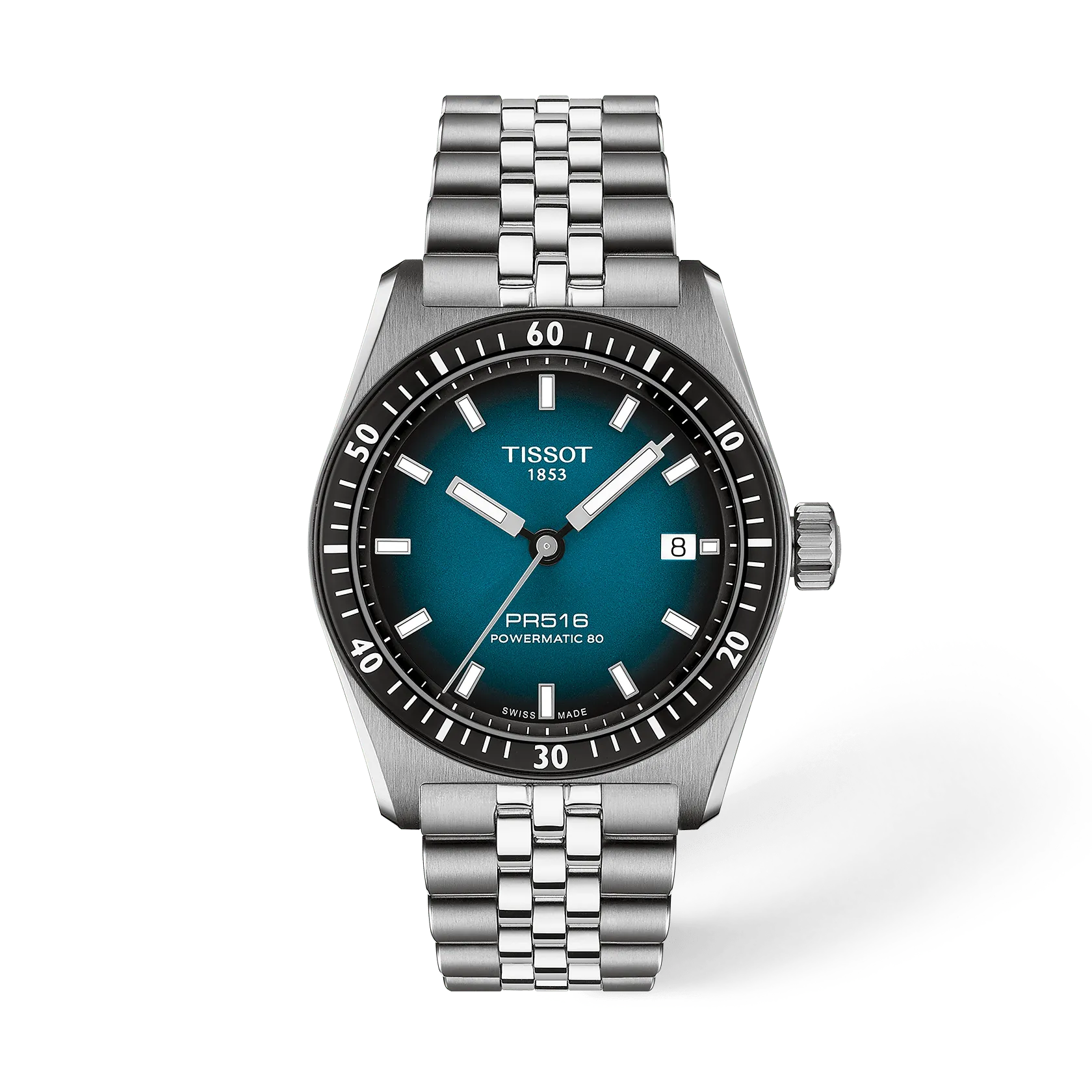 Tissot Watch Tissot PR516, Blue Gradient Dial, 38mm (T1494071104100)