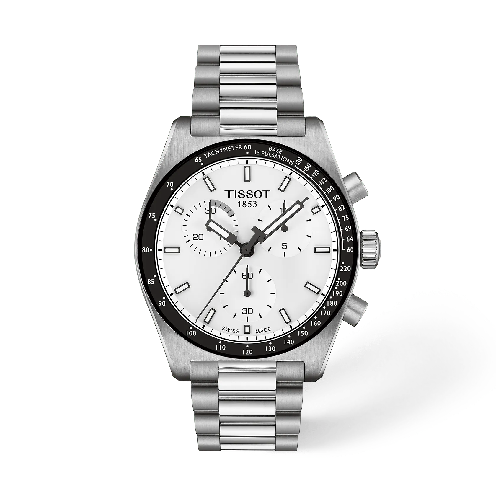 Tissot Watch Tissot PR516, White Dial, 40mm (T1494171101100)
