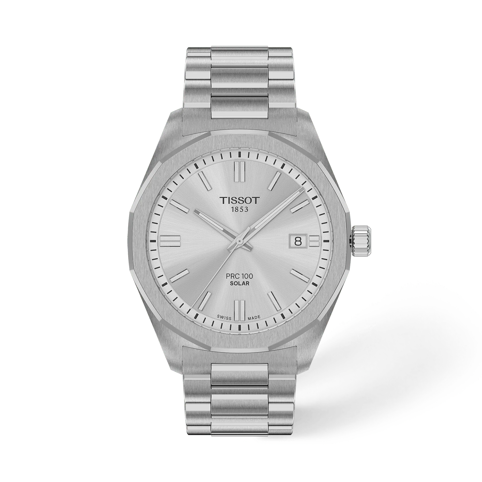 Tissot Watch Tissot PRC 100 Solar, Grey Dial, 39mm (T1514221103100)