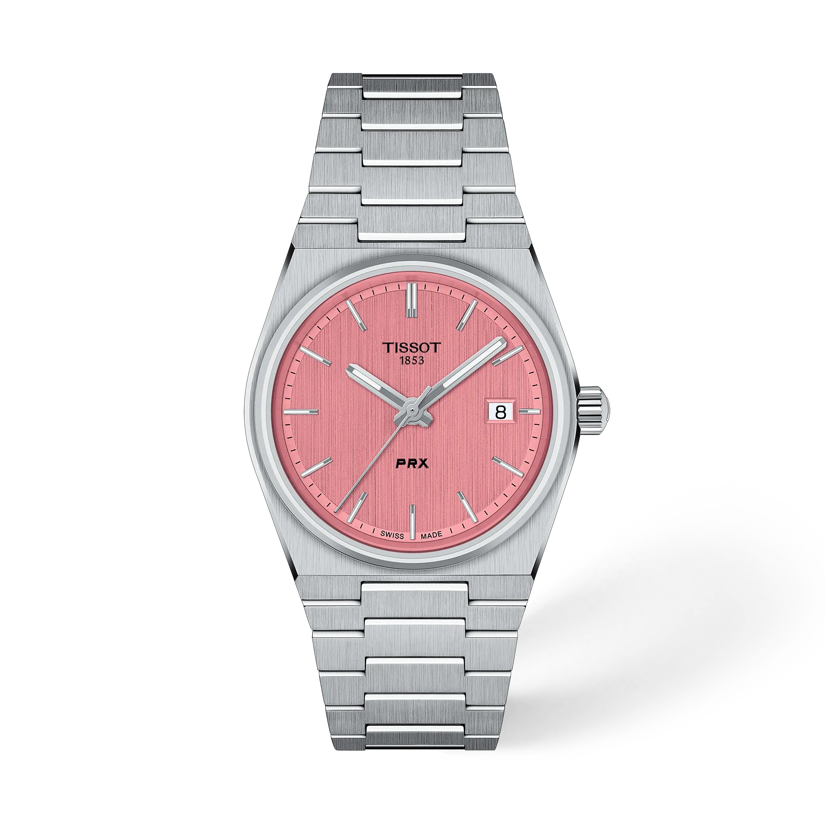 Tissot Watch Tissot PRX, Pink Dial, 35mm (T1372101133100)