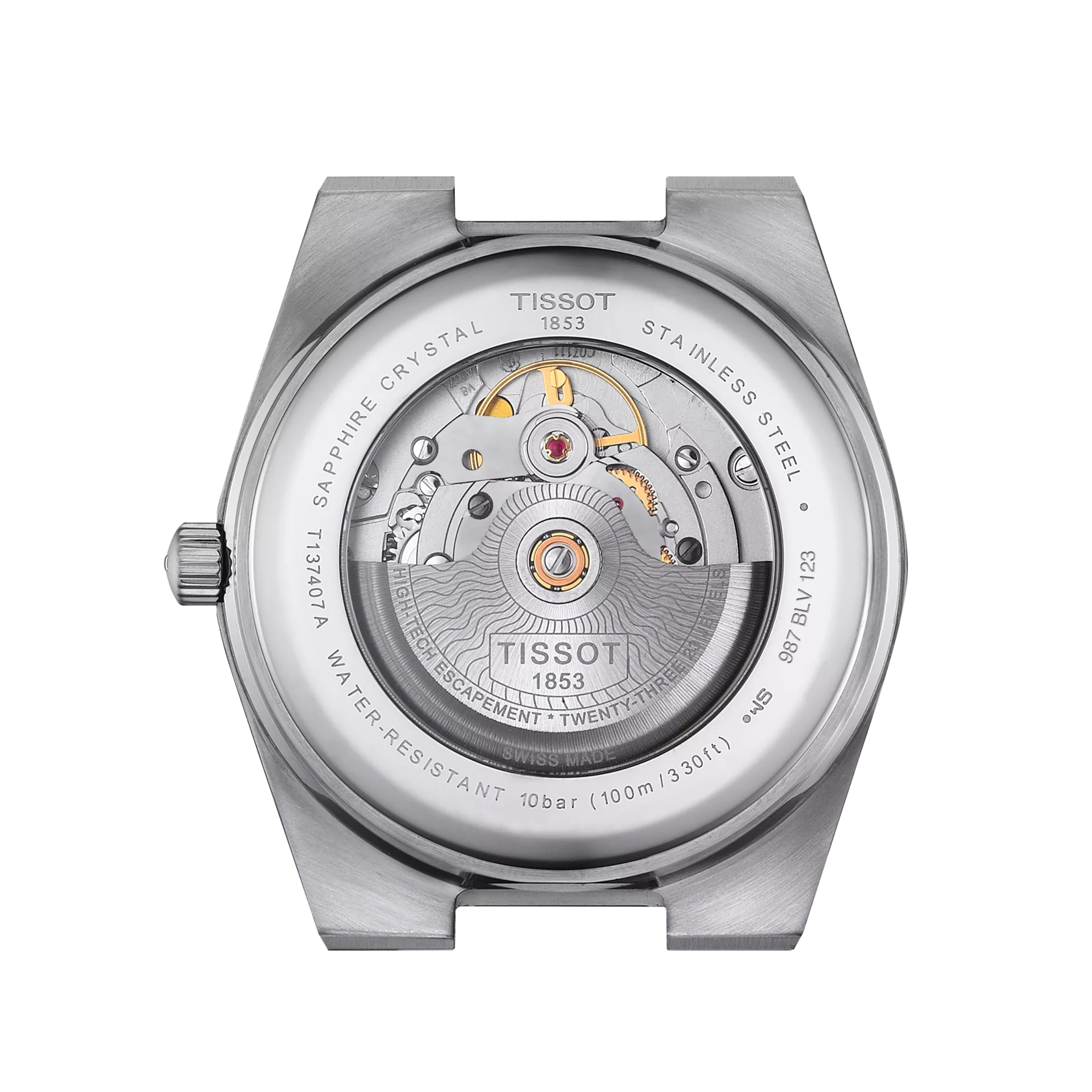 Tissot Watch Tissot PRX Powermatic 80, Black Dial, 40mm (T1374071105100)