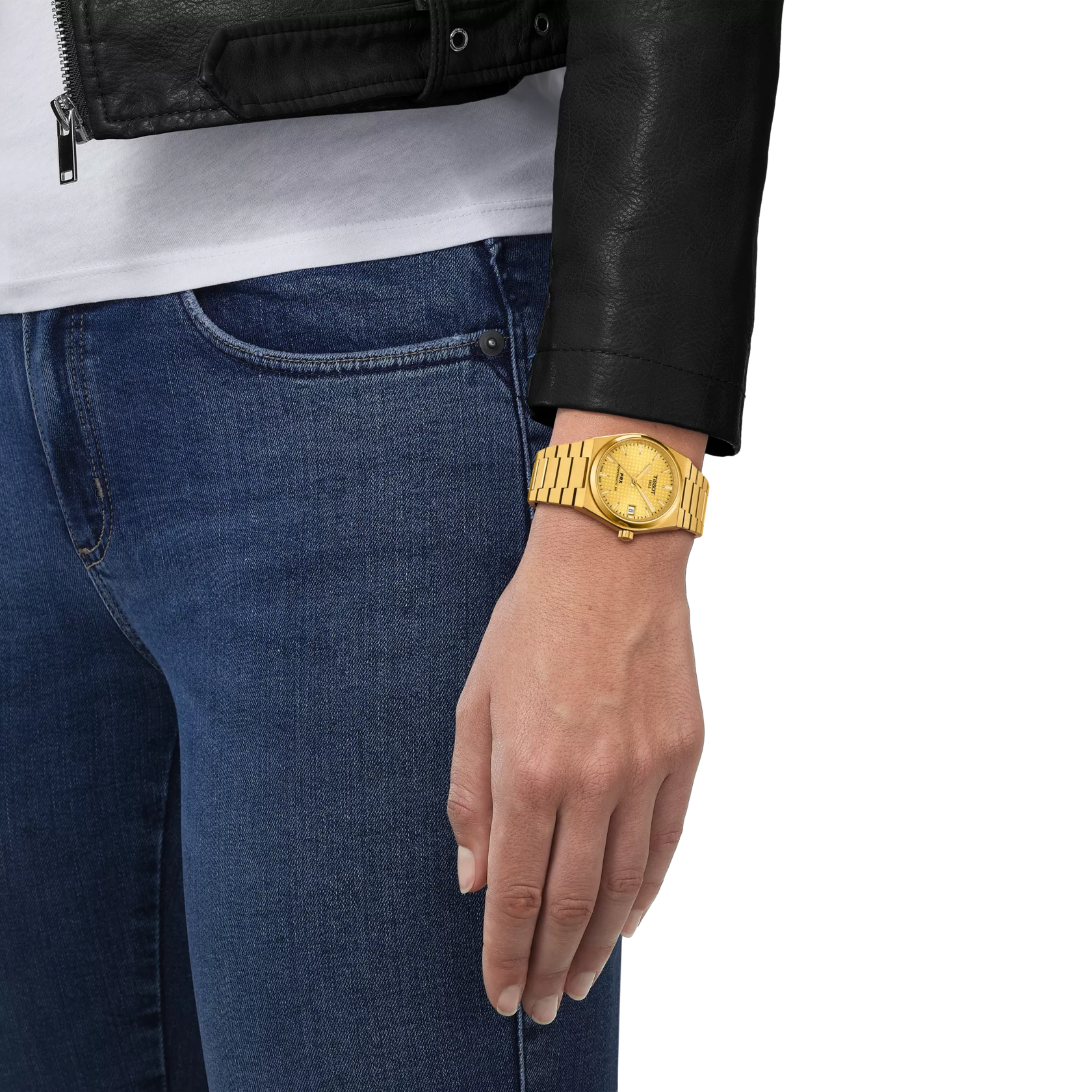 Tissot Watch Tissot PRX Powermatic 80, Champagne Dial, 35mm (T1372073302100)