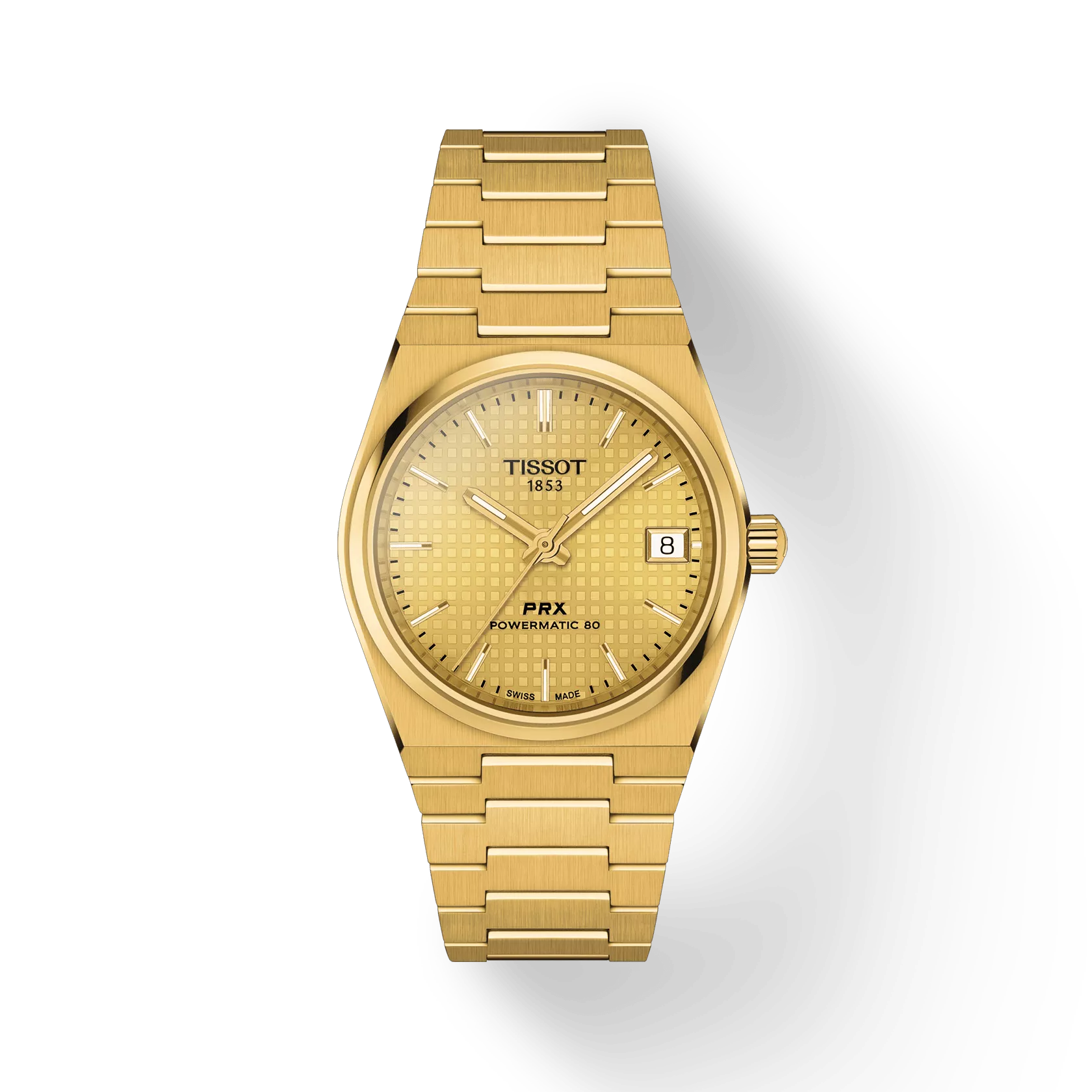 Tissot Watch Tissot PRX Powermatic 80, Champagne Dial, 35mm (T1372073302100)