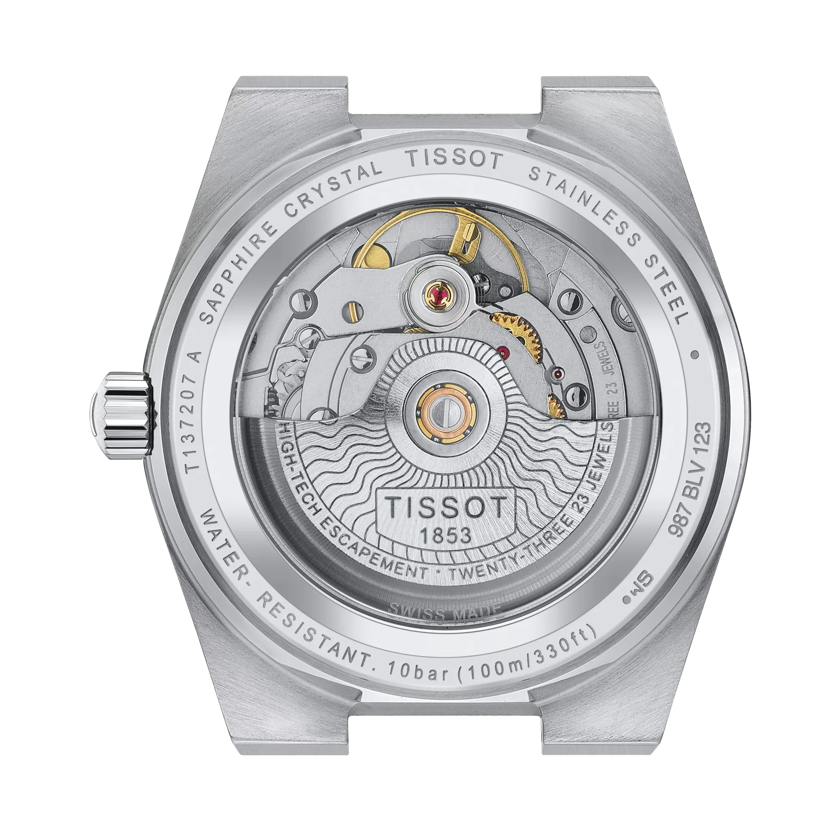 Tissot Watch Tissot PRX Powermatic 80, White Mother-of-Pearl Dial, 35mm (T1372071111100)