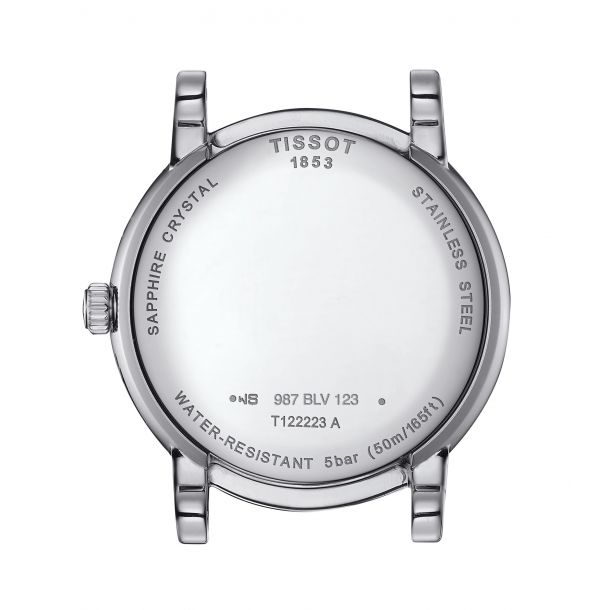 Tissot Watch Tissot Quartz Carson Premium Lady Moonphase Light Blue Dial, Strap 32mm T1222231635300