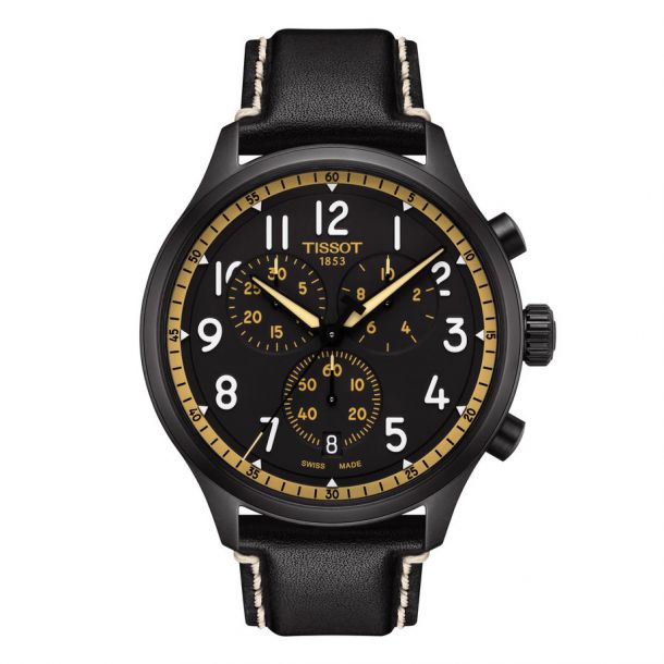 Tissot Watch Tissot Quartz Chrono XL Vintage Black Dial 45mm T1166173605202