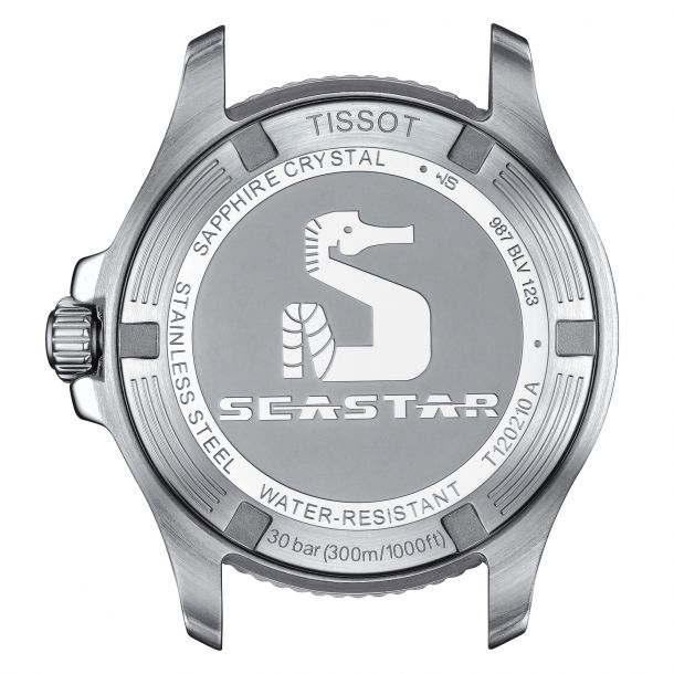 Tissot Watch Tissot Quartz Seastar 1000 Black Dial 36mm T1202102105100