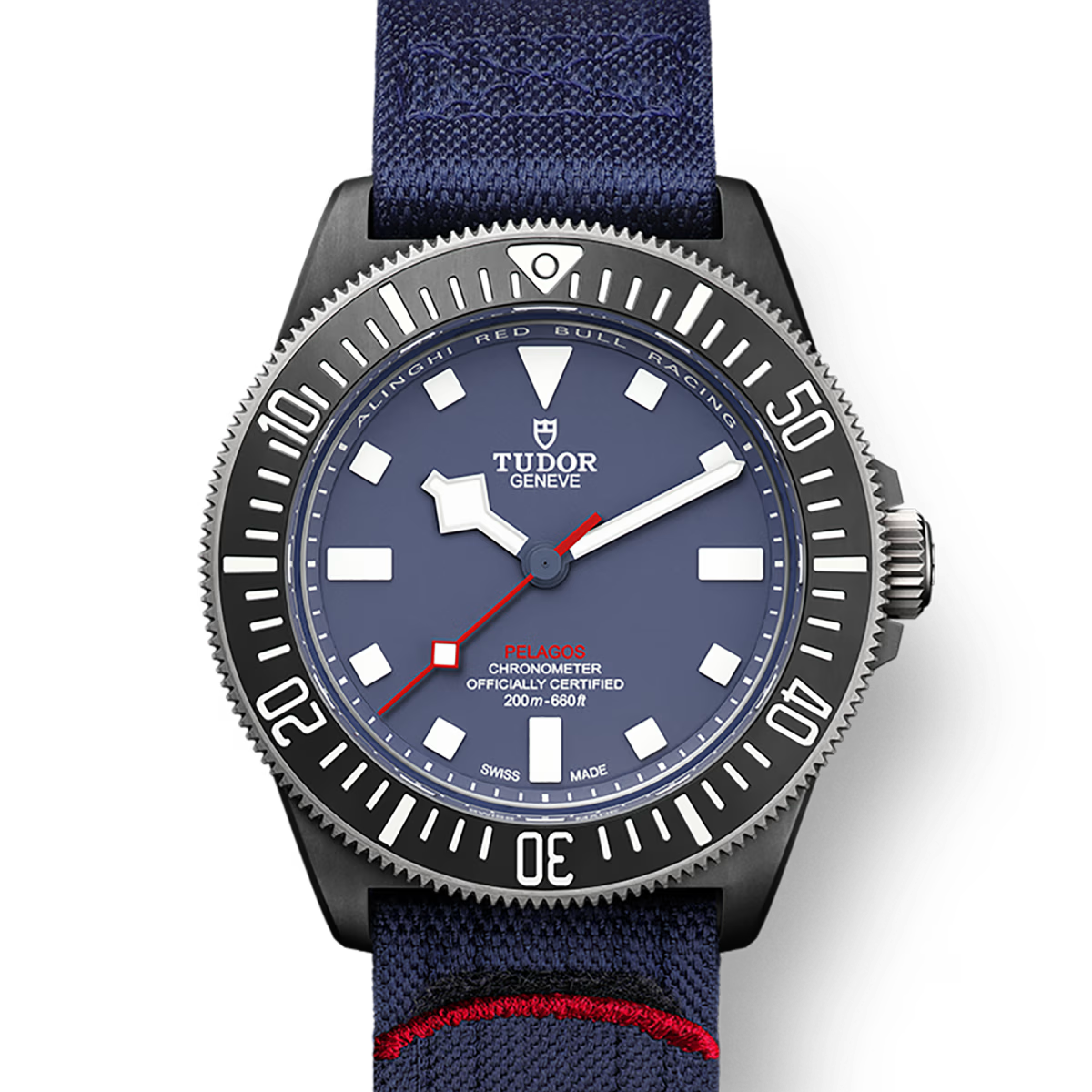TUDOR Watch Pelagos FXD, Blue Dial, Blue Fabric Strap (M25707KN-0001)