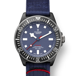 TUDOR Watch Pelagos FXD, Blue Dial, Blue Fabric Strap (M25707KN-0001)