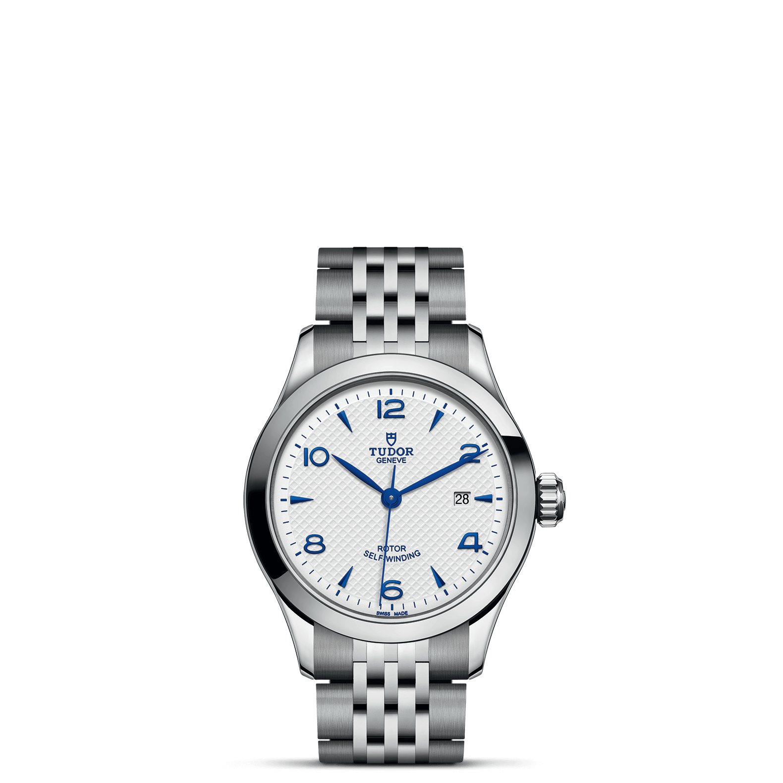 TUDOR Watch TUDOR 1926 28mm Steel Case, Opaline and Blue Dial (M91350-0005)