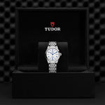TUDOR Watch TUDOR 1926 28mm Steel Case, Opaline and Blue Dial (M91350-0005)