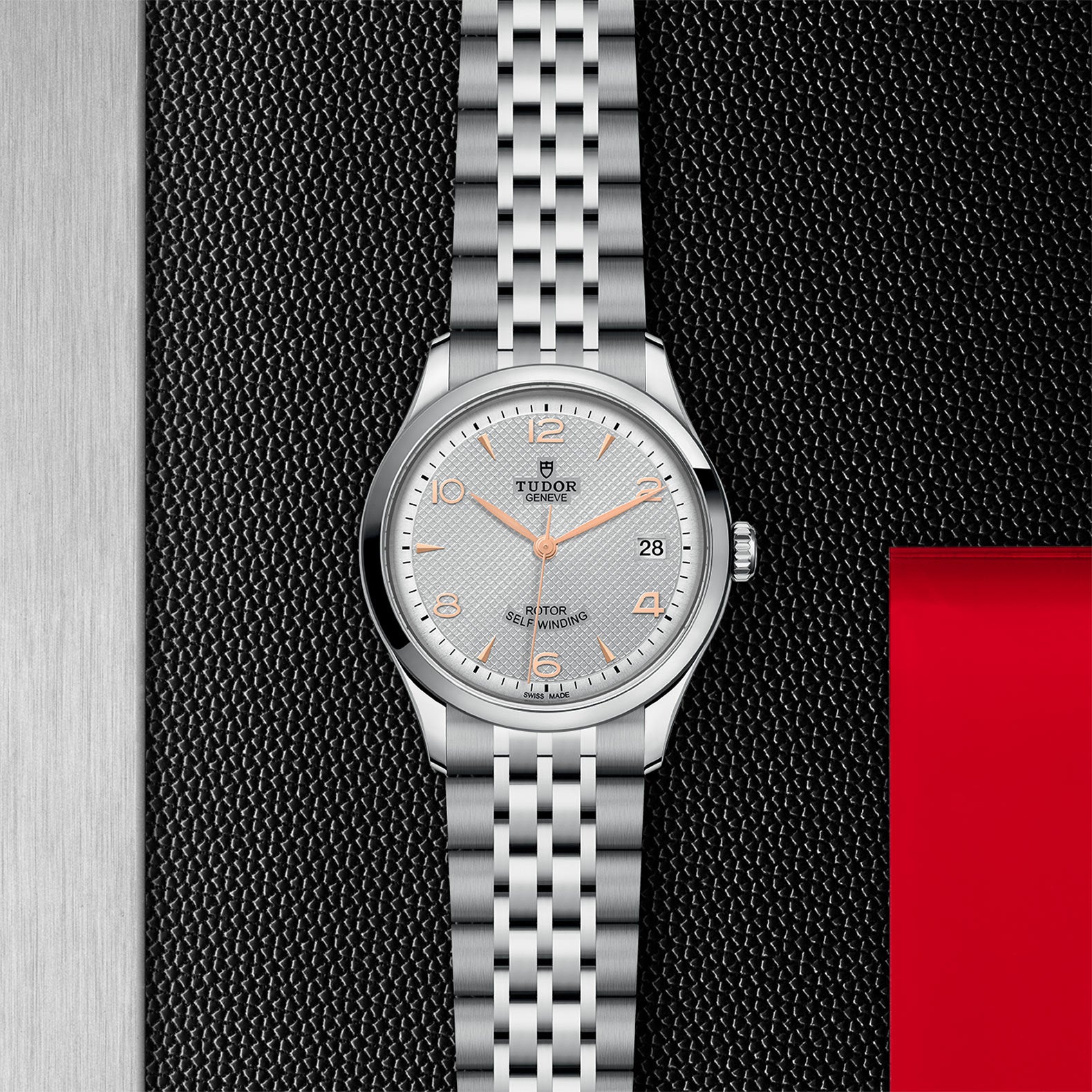 TUDOR Watch TUDOR 1926 28mm White Dial, Stainless Steel Bracelet (M91450-0001)