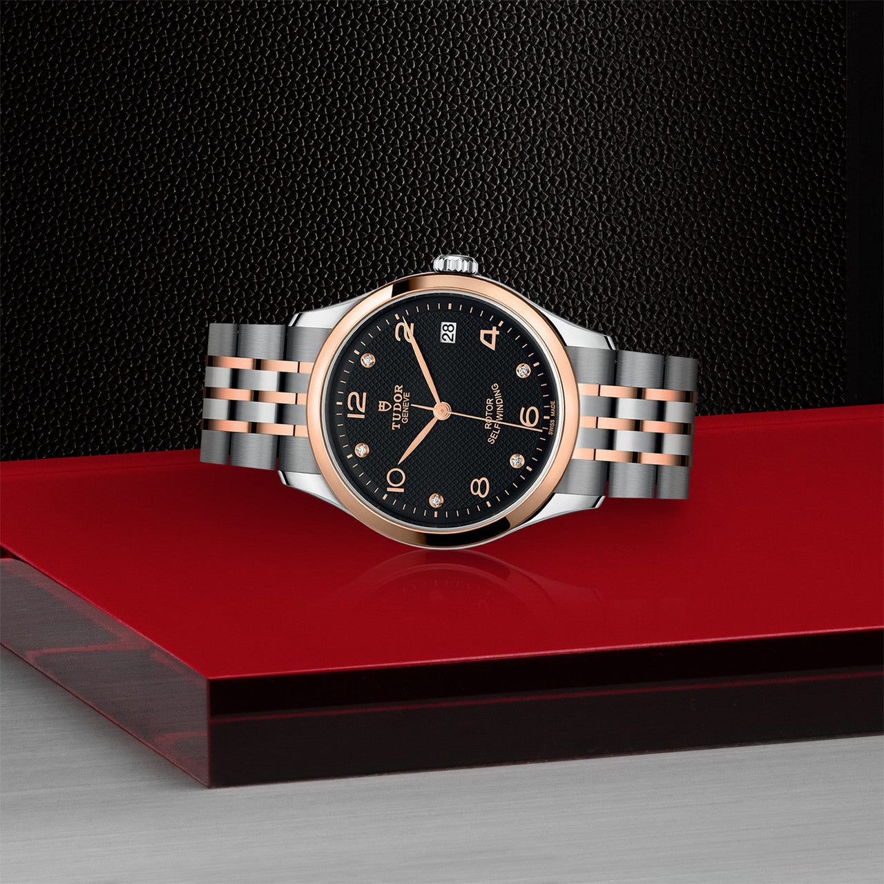 TUDOR Watch TUDOR 1926 36mm Black Diamond Dial, Two Tone Bracelet (M91451-0004)