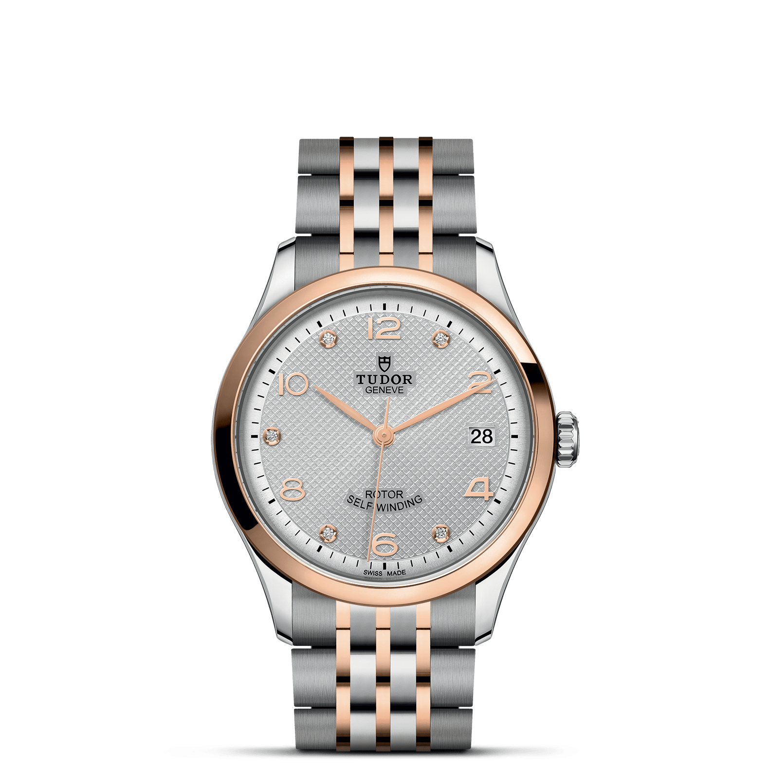 TUDOR Watch TUDOR 1926 36mm Silver Diamond Dial, Two Tone Bracelet (M91451-0002)
