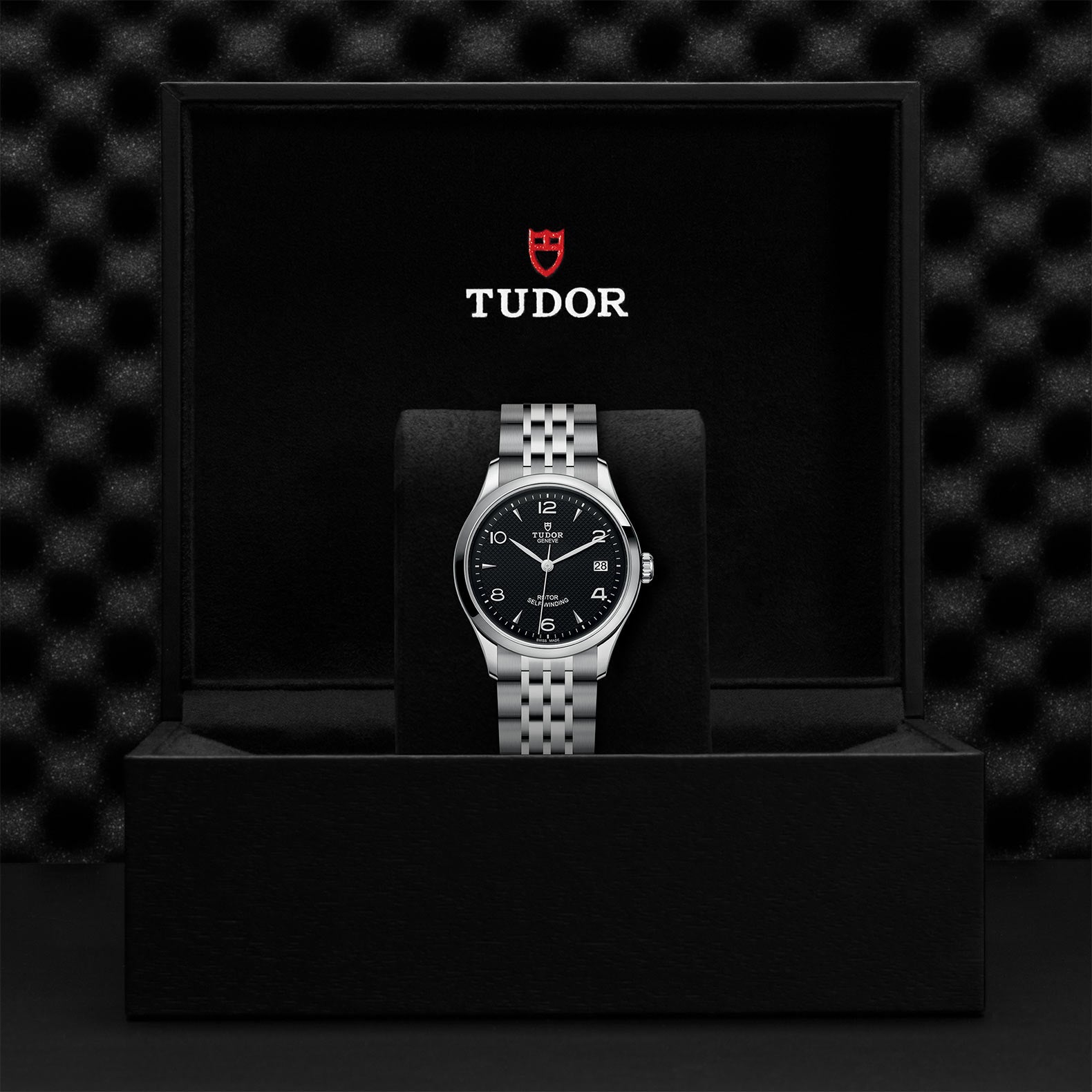 TUDOR Watch TUDOR 1926 36mm Steel Case, Black Dial, Steel Bracelet (M91450-0002)
