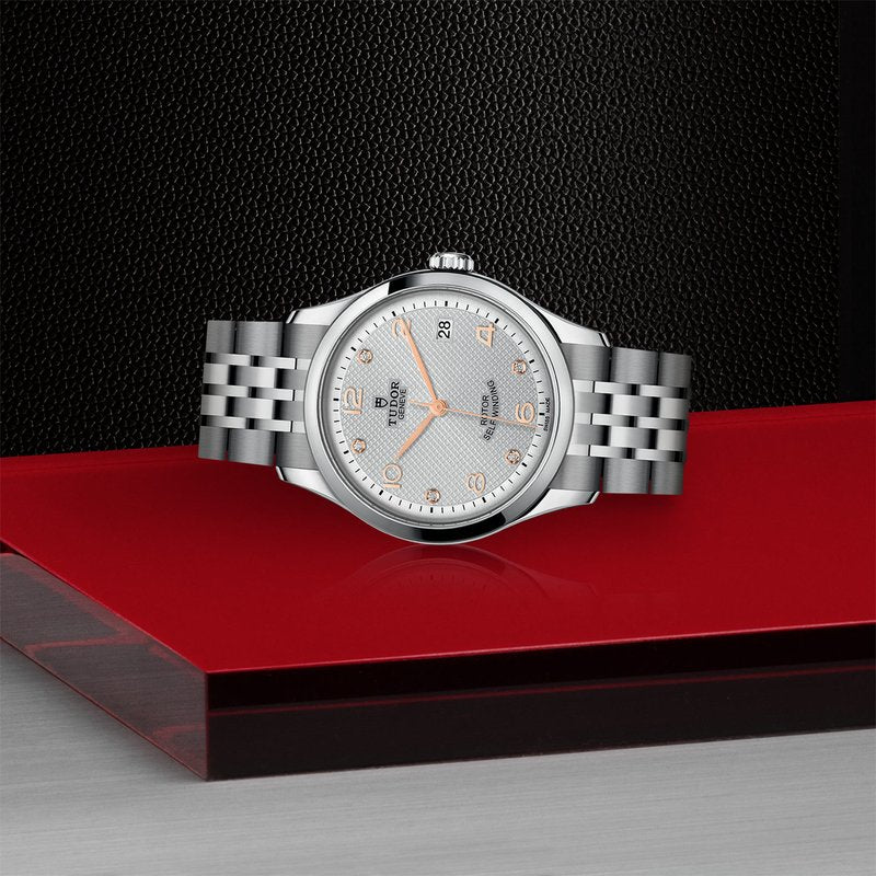 TUDOR Watch TUDOR 1926 36mm White Embossed Diamond Dial, Stainless Steel Bracelet (M91450-0003)