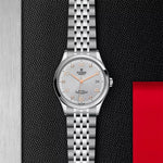 TUDOR Watch TUDOR 1926 36mm White Embossed Diamond Dial, Stainless Steel Bracelet (M91450-0003)