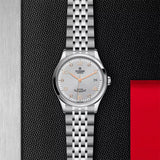 TUDOR Watch TUDOR 1926 36mm White Embossed Diamond Dial, Stainless Steel Bracelet (M91450-0003)
