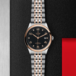TUDOR Watch TUDOR 1926 39mm Black Dimond Dial, Two Tone Bracelet (M91551-0004)