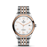 TUDOR Watch TUDOR 1926 39mm Steel Case, Rose Gold Bezel, White Diamond Dial (M91551-0011)