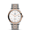 TUDOR Watch TUDOR 1926 39mm Steel Case, Rose Gold Bezel, White Diamond Dial (M91551-0011)