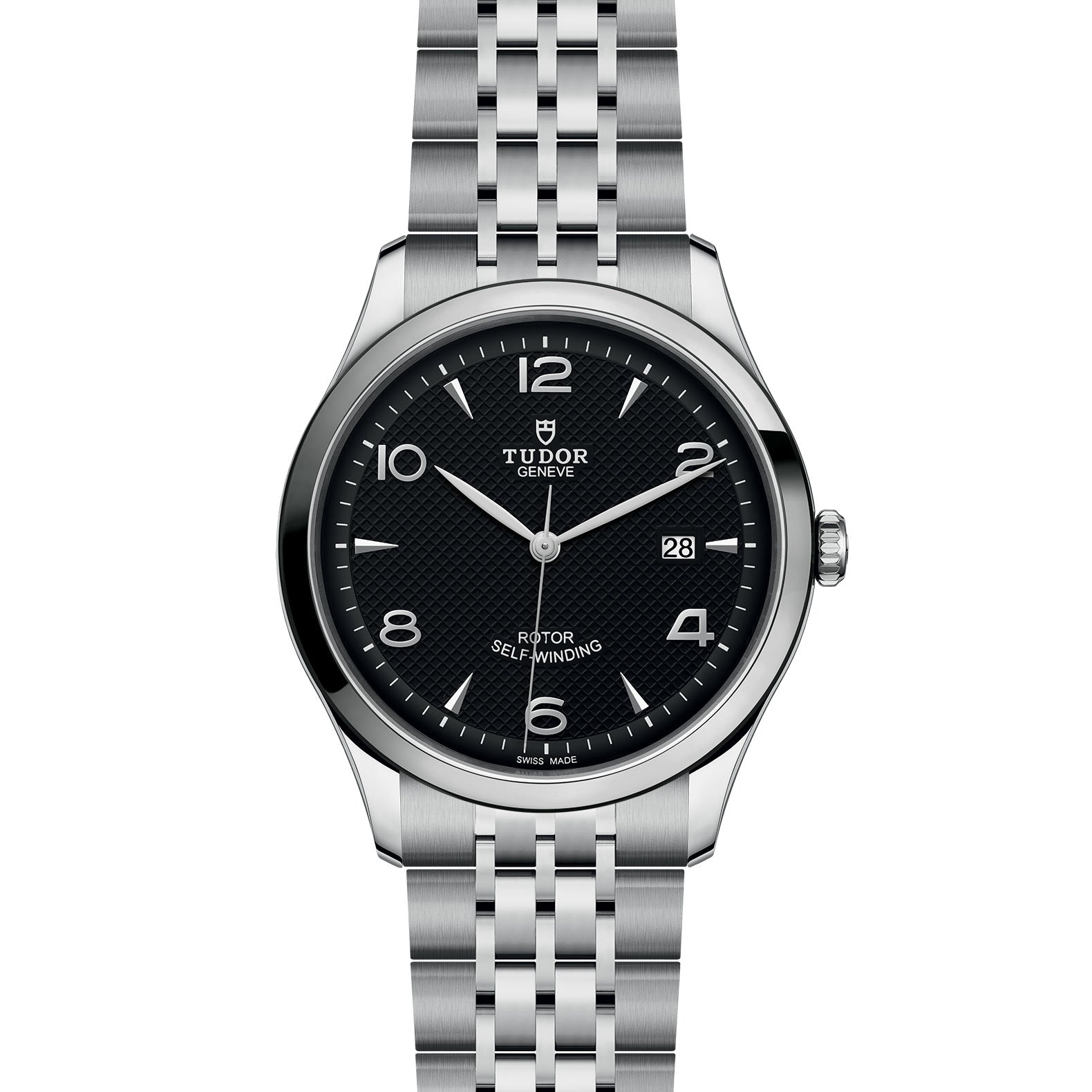 TUDOR 1926 41mm Case, Black Dial, Steel Bracelet (M91650-0002